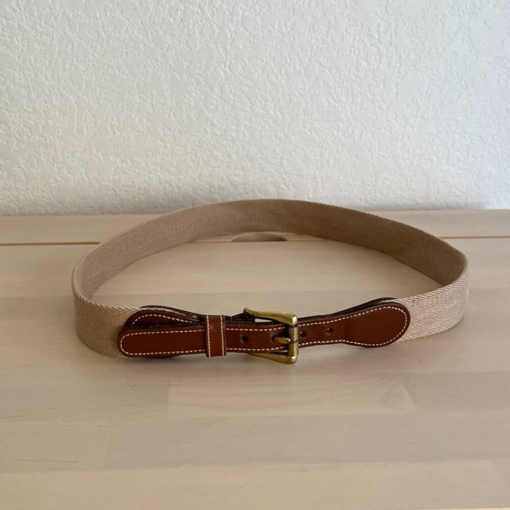 Vintage Dooney and Bourke Wool Surcingle Equestrian Belt